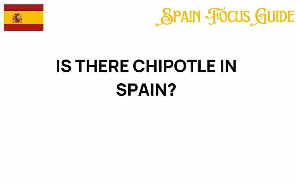is-there-chipotle-in-spain