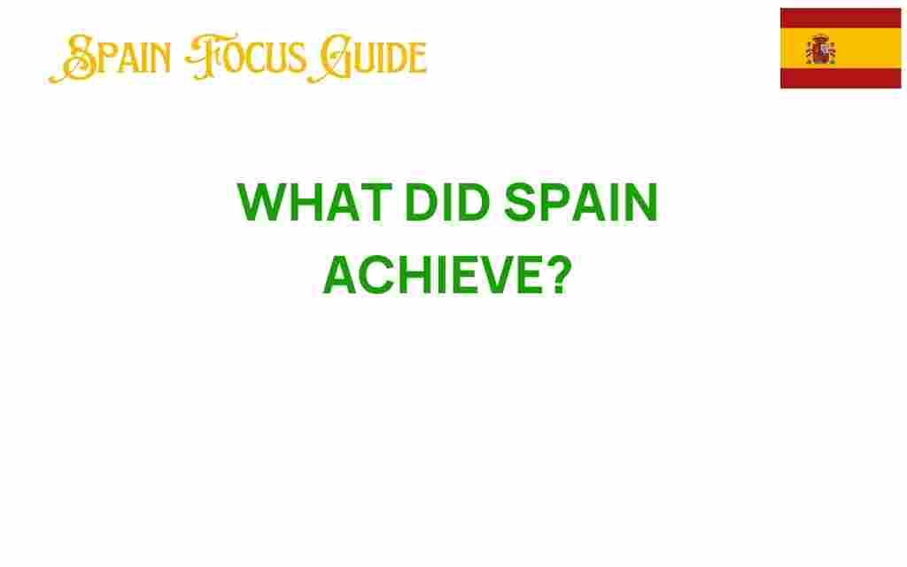 what-did-spain-achieve