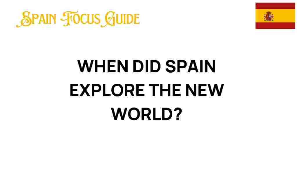 when-did-spain-explore-new-world