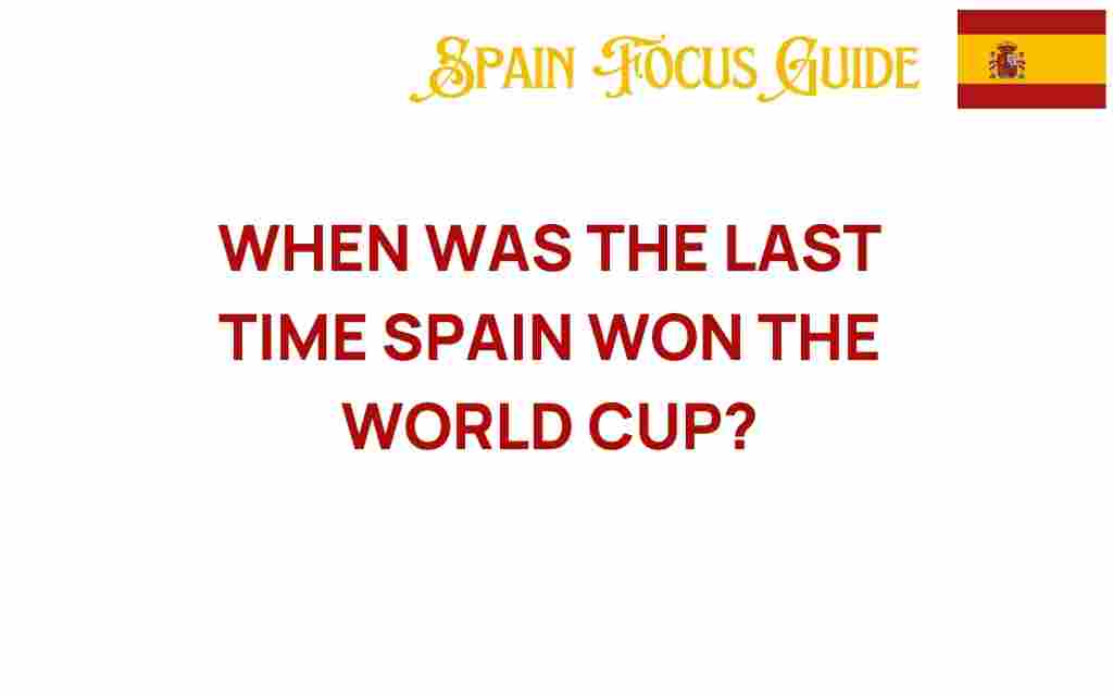 when-spain-last-won-world-cup
