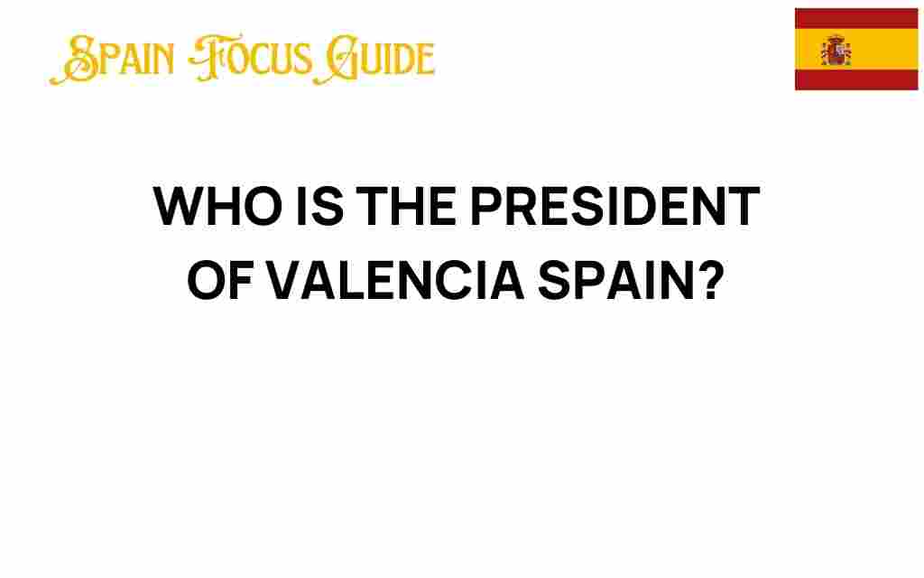 who-is-the-president-of-valencia-spain
